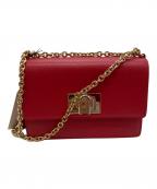 FURLAフルラ）の古着「本革 ミニ ショルダーバッグ」｜レッド