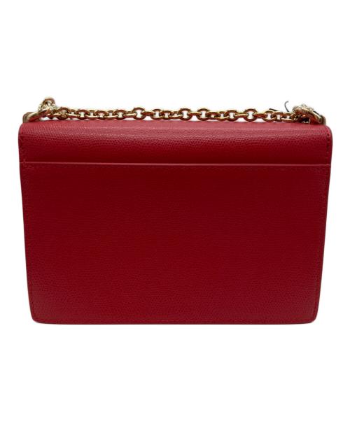 FURLA（フルラ）FURLA (フルラ) 本革 ミニ ショルダーバッグ レッドの古着・服飾アイテム