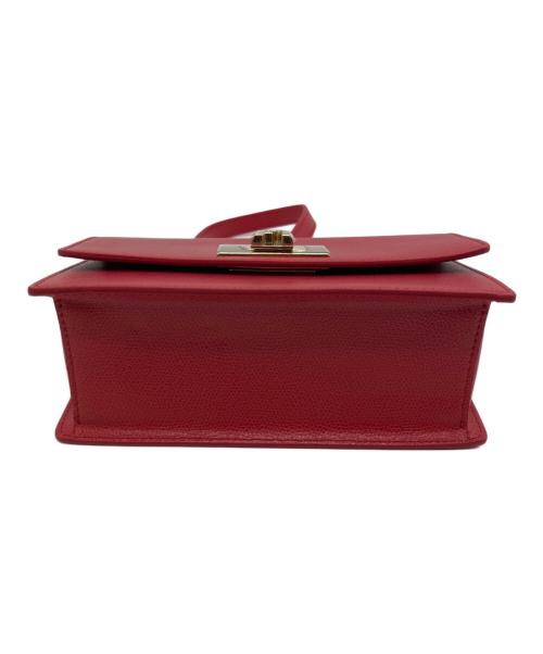 FURLA（フルラ）FURLA (フルラ) 本革 ミニ ショルダーバッグ レッドの古着・服飾アイテム