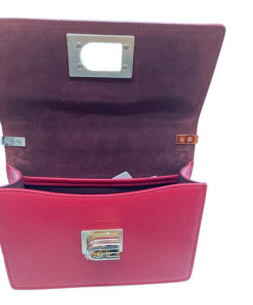 FURLA（フルラ）FURLA (フルラ) 本革 ミニ ショルダーバッグ レッドの古着・服飾アイテム