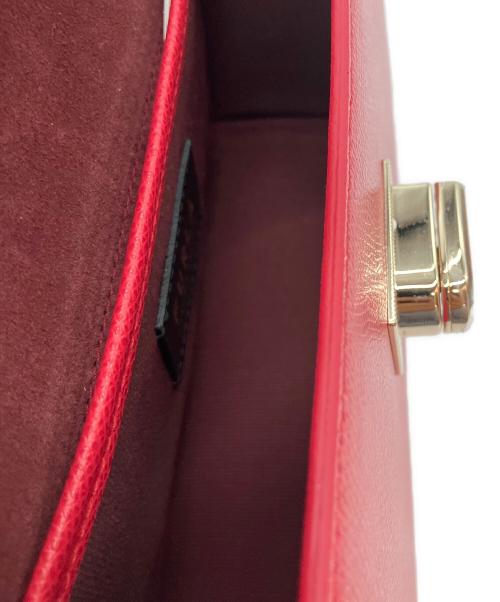 FURLA（フルラ）FURLA (フルラ) 本革 ミニ ショルダーバッグ レッドの古着・服飾アイテム