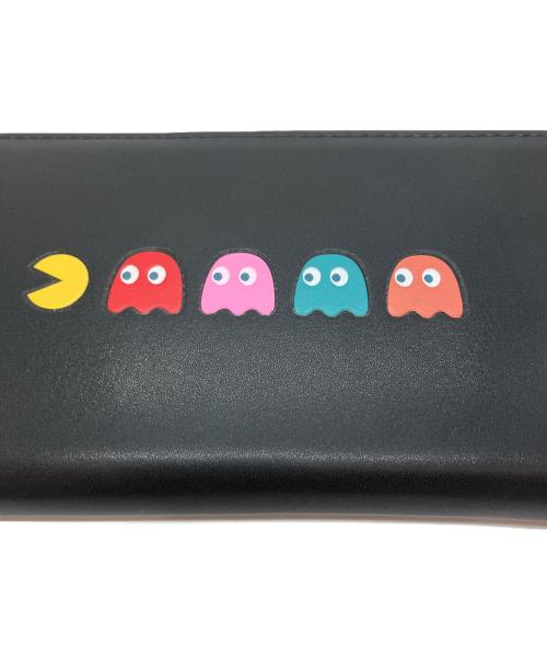 COACH（コーチ）COACH (コーチ) PAC-MAN (パックマン) COACH コーチ×パックマン 限定コラボ 長財布 ブラックの古着・服飾アイテム