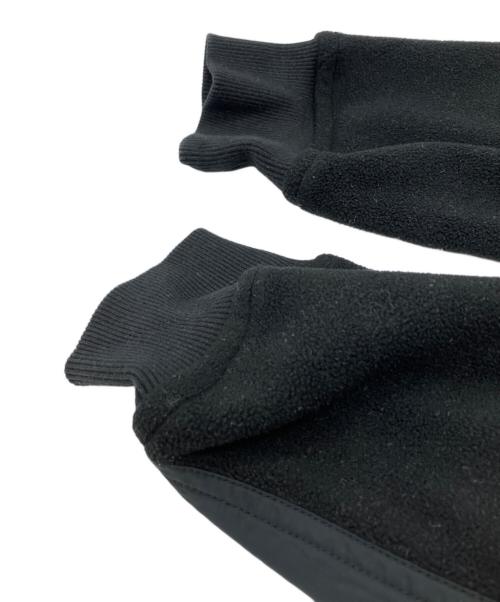 DIESEL（ディーゼル）DIESEL (ディーゼル) ブラック フリース ナイロンジャケット ブラック サイズ:XSの古着・服飾アイテム