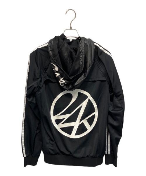 adidas（アディダス）adidas (アディダス) 24karats (トゥエンティーフォーカラッツ) adidas(アディダス)×24karats セットアップジャージ ブラック サイズ:Lの古着・服飾アイテム