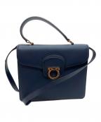 Salvatore Ferragamoサルヴァトーレ フェラガモ）の古着「2WAYショルダーバッグ EO-21C361」｜ネイビー