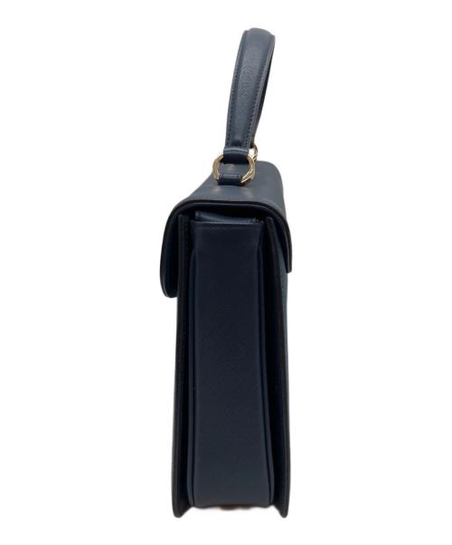 Salvatore Ferragamo（サルヴァトーレ フェラガモ）Salvatore Ferragamo (サルヴァトーレ フェラガモ) 2WAYショルダーバッグ EO-21C361 ネイビーの古着・服飾アイテム