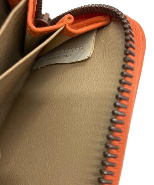 BOTTEGA VENETA（ボッテガベネタ）BOTTEGA VENETA (ボッテガベネタ) イントレチャート コインケース オレンジの古着・服飾アイテム
