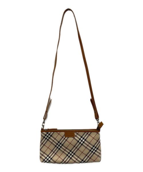 BURBERRY BLUE LABEL（バーバリーロンドンブルーレーベル）BURBERRY BLUE LABEL (バーバリーロンドンブルーレーベル) ノバチェック ショルダーバッグ ZAE60-905 ベージュの古着・服飾アイテム