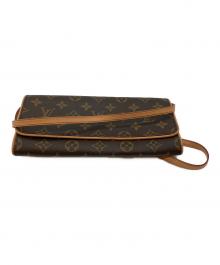 LOUIS VUITTON（ルイ ヴィトン）の古着「モノグラム ポシェットツインGM ポシェット 	M51852」｜ブラウン