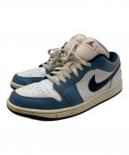 NIKEナイキ）の古着「エア ジョーダン 1 LOW SE ローカットスニーカー HM3711-144」｜ブルー×ホワイト