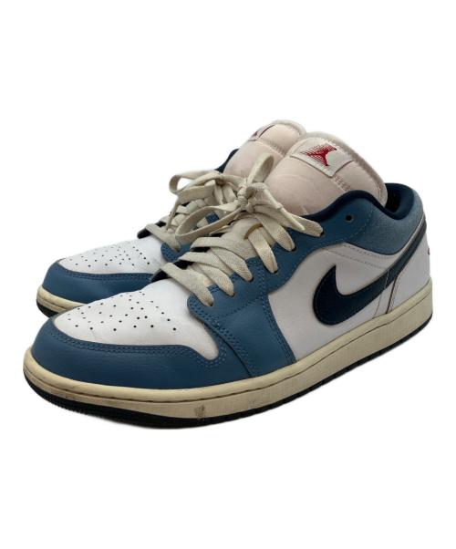 NIKE（ナイキ）NIKE (ナイキ) エア ジョーダン 1 LOW SE ローカットスニーカー HM3711-144 ブルー×ホワイト サイズ:27.5cmの古着・服飾アイテム