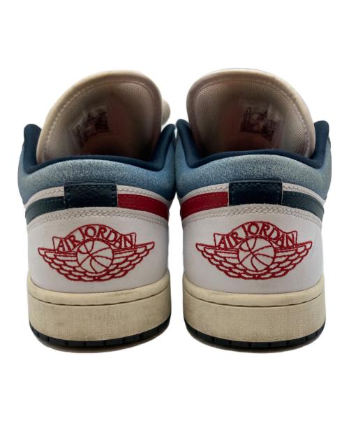 NIKE（ナイキ）NIKE (ナイキ) エア ジョーダン 1 LOW SE ローカットスニーカー HM3711-144 ブルー×ホワイト サイズ:27.5cmの古着・服飾アイテム