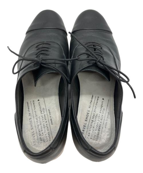 travel shoes by chausser（トラベルシューズバイショセ）travel shoes by chausser (トラベルシューズバイショセ) レースアップシューズ ブラック サイズ:35の古着・服飾アイテム