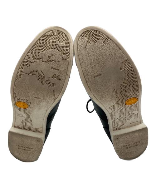travel shoes by chausser（トラベルシューズバイショセ）travel shoes by chausser (トラベルシューズバイショセ) レースアップシューズ ブラック サイズ:35の古着・服飾アイテム