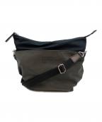 MARGARET HOWELL ideaマーガレット ハウエル アイディア）の古着「ショルダーバッグ」｜オリーブ