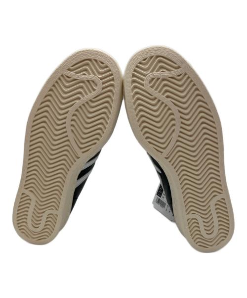 adidas（アディダス）adidas (アディダス) A BATHING APE (ア ベイシング エイプ) スーパースター ローカットスニーカー ブラック×ホワイト サイズ:22cm 未使用品の古着・服飾アイテム