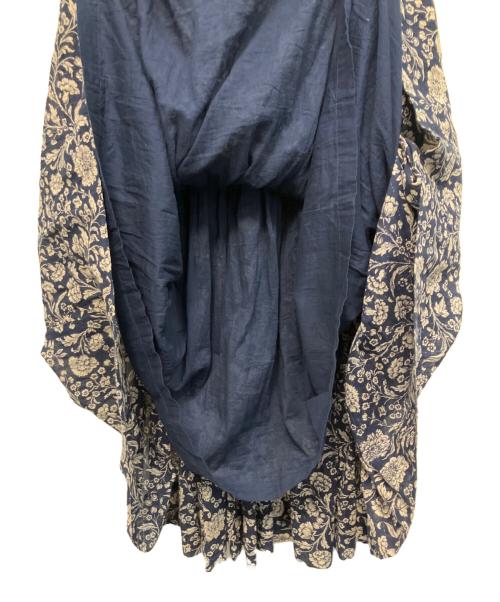 eternite de soi-e（エテルニテ ドゥ ソワ）eternite de soi-e (エテルニテ ドゥ ソワ) 花柄 ロングスカート ネイビー サイズ:1の古着・服飾アイテム