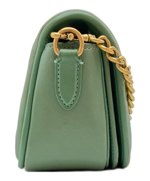 COACH（コーチ）COACH (コーチ) チェーンショルダーバッグ C3843 グリーンの古着・服飾アイテム
