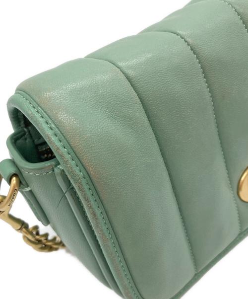 COACH（コーチ）COACH (コーチ) チェーンショルダーバッグ C3843 グリーンの古着・服飾アイテム