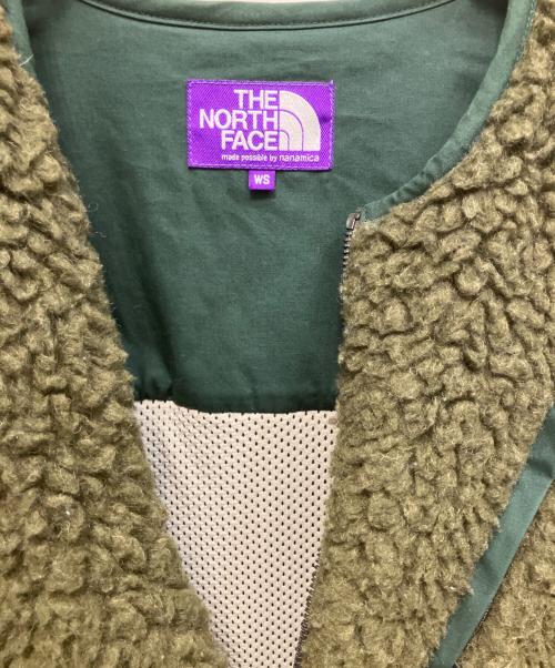 THE NORTHFACE PURPLELABEL（ザ・ノースフェイス パープルレーベル）THE NORTHFACE PURPLELABEL (ザ・ノースフェイス パープルレーベル) ウールボアフリースフィールドロングコート NAW2050N オリーブ サイズ:Sの古着・服飾アイテム