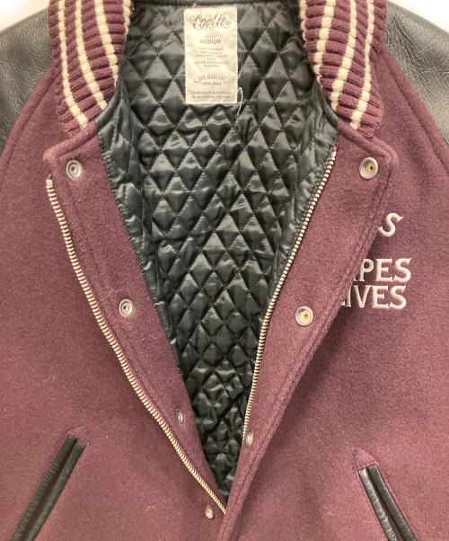 COOTIE PRODUCTIONS（クーティープロダクツ）COOTIE PRODUCTIONS (クーティープロダクツ) スタジャン ネイビー サイズ:Mの古着・服飾アイテム