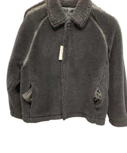 stein（シュタイン）stein (シュタイン) ウールファーフライトジャケット ブラック サイズ:S 未使用品の古着・服飾アイテム