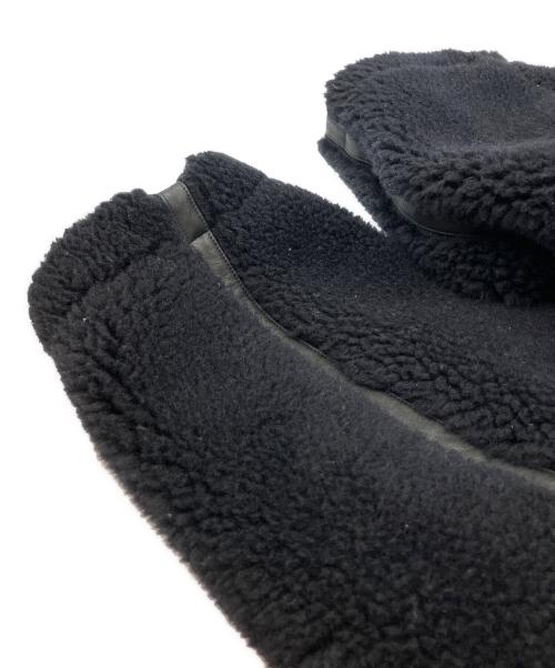 stein（シュタイン）stein (シュタイン) ウールファーフライトジャケット ブラック サイズ:S 未使用品の古着・服飾アイテム