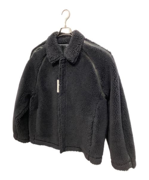 stein（シュタイン）stein (シュタイン) ウールファーフライトジャケット ブラック サイズ:S 未使用品の古着・服飾アイテム