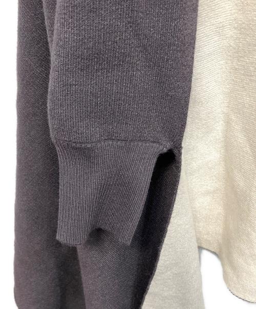 FENNEL（フェンネル）FENNEL (フェンネル) ニットストール ブラウン サイズ:Mの古着・服飾アイテム