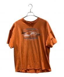 HARLEY-DAVIDSON（ハーレーダビッドソン）の古着「古着 半袖カットソー」｜オレンジ