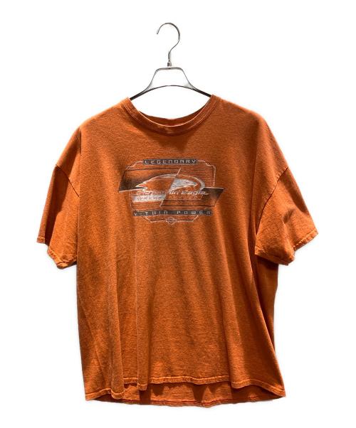 HARLEY-DAVIDSON（ハーレーダビッドソン）HARLEY-DAVIDSON (ハーレーダビッドソン) 古着 半袖カットソー オレンジ サイズ:不明の古着・服飾アイテム