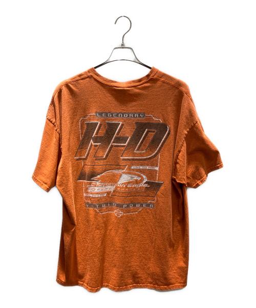 HARLEY-DAVIDSON（ハーレーダビッドソン）HARLEY-DAVIDSON (ハーレーダビッドソン) 古着 半袖カットソー オレンジ サイズ:不明の古着・服飾アイテム