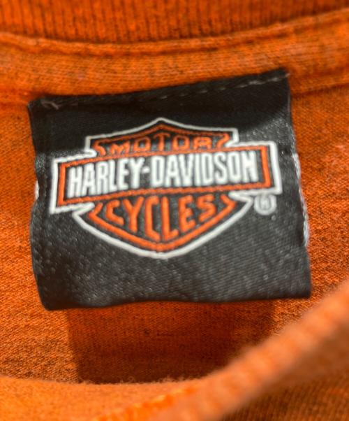 HARLEY-DAVIDSON（ハーレーダビッドソン）HARLEY-DAVIDSON (ハーレーダビッドソン) 古着 半袖カットソー オレンジ サイズ:不明の古着・服飾アイテム