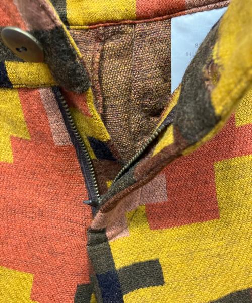 beauty:beast（ビューティービースト）beauty:beast (ビューティービースト) カモフラージュ ウール 90’s パンツ オレンジ サイズ:2の古着・服飾アイテム