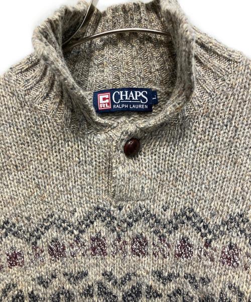 CHAPS RALPH LAUREN（チャップス ラルフローレン）CHAPS RALPH LAUREN (チャップス ラルフローレン) 90s 厚手ニット ブラウン サイズ:Lの古着・服飾アイテム