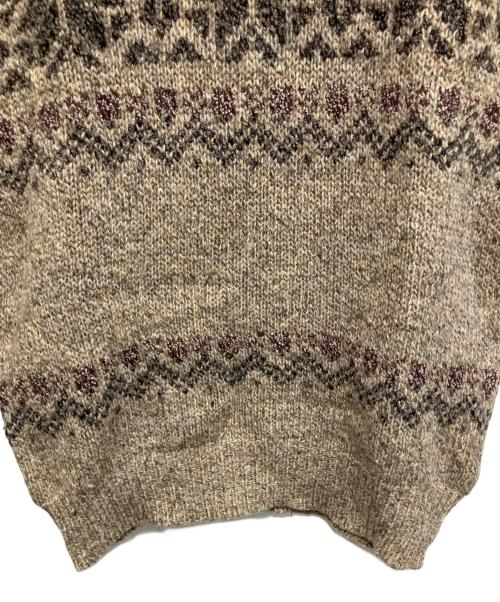 CHAPS RALPH LAUREN（チャップス ラルフローレン）CHAPS RALPH LAUREN (チャップス ラルフローレン) 90s 厚手ニット ブラウン サイズ:Lの古着・服飾アイテム