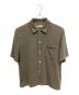 OUR LEGACY（アワーレガシー）の古着「23AW BOX SHIRT SHORTSLEEVE Muck Boucle 半袖シャツ」｜カーキ