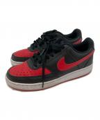 NIKEナイキ）の古着「コート ビジョン ロー ネクスト ネイチャー ローカットスニーカー」｜レッド×ブラック