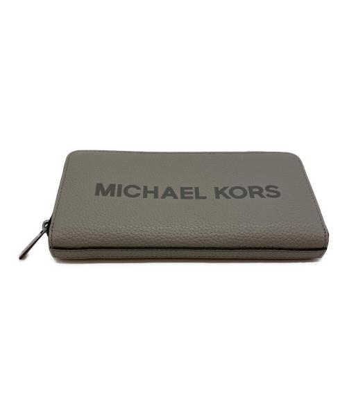 MICHAEL KORS（マイケル・コース）MICHAEL KORS (マイケル・コース) ラウンドファスナー 長財布 36S4LCOZ3L グレーの古着・服飾アイテム
