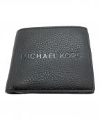MICHAEL KORSマイケル・コース）の古着「コンパクト 2つ折り財布」｜ブラック