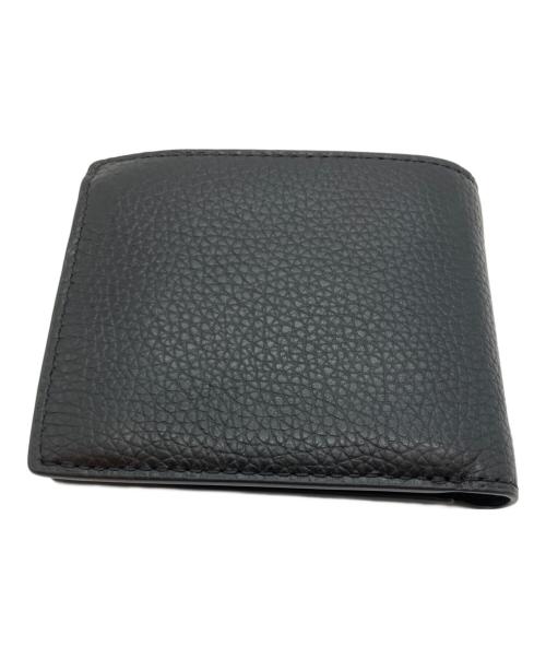 MICHAEL KORS（マイケル・コース）MICHAEL KORS (マイケル・コース) コンパクト 2つ折り財布 ブラックの古着・服飾アイテム