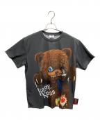 UNIVERSAL STUDIOS JAPANユニバーサルスタジオジャパン）の古着「ハミクマ ハロウィン ホラーナイト 2025 半袖カットソー」｜グレー