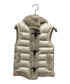 EMMETIエンメティ）の古着「ムートン ダウンベスト」｜アイボリー