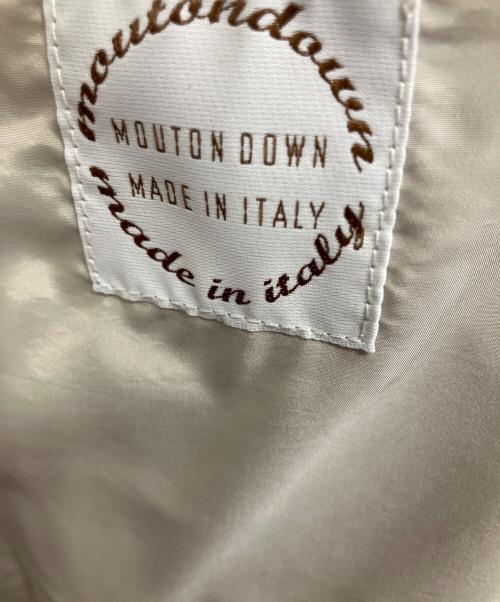 EMMETI（エンメティ）EMMETI (エンメティ) ムートン ダウンベスト アイボリー サイズ:40の古着・服飾アイテム