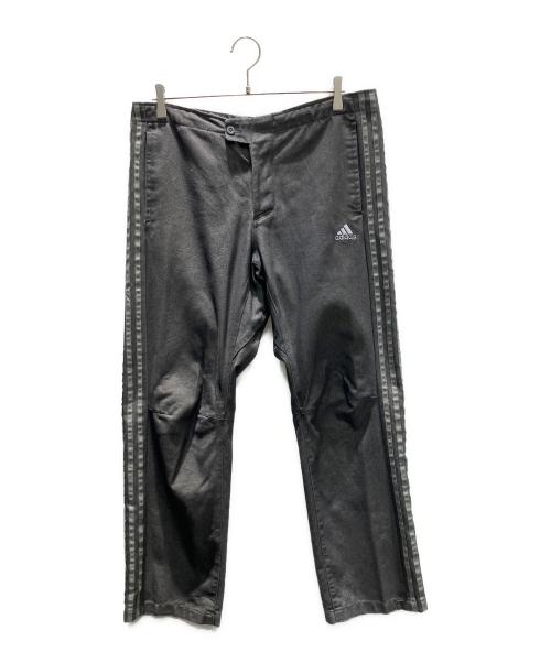 adidas（アディダス）adidas (アディダス) ストレートデニムパンツ グレー サイズ:Oの古着・服飾アイテム