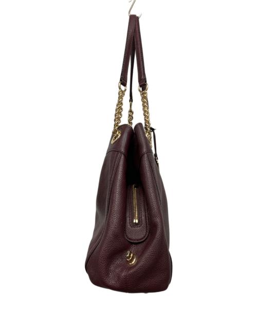 COACH（コーチ）COACH (コーチ) チェーンバッグ トートバッグ ワインレッドの古着・服飾アイテム