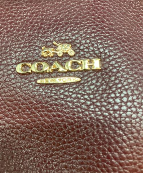 COACH（コーチ）COACH (コーチ) チェーンバッグ トートバッグ ワインレッドの古着・服飾アイテム
