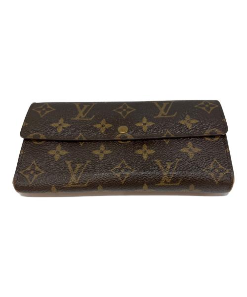 LOUIS VUITTON（ルイ ヴィトン）LOUIS VUITTON (ルイ ヴィトン) ポルトフォイユ・サラ 長財布 ブラウンの古着・服飾アイテム