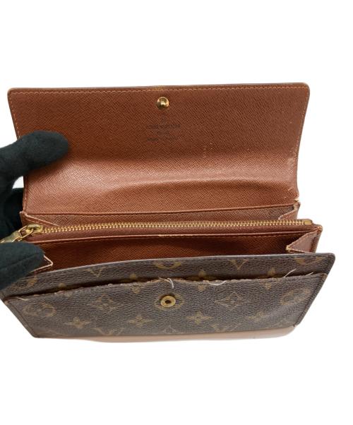 LOUIS VUITTON（ルイ ヴィトン）LOUIS VUITTON (ルイ ヴィトン) ポルトフォイユ・サラ 長財布 ブラウンの古着・服飾アイテム