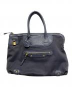 TOFF&LOADSTONEトフアンドロードストーン）の古着「ハンドバッグ」｜ネイビー